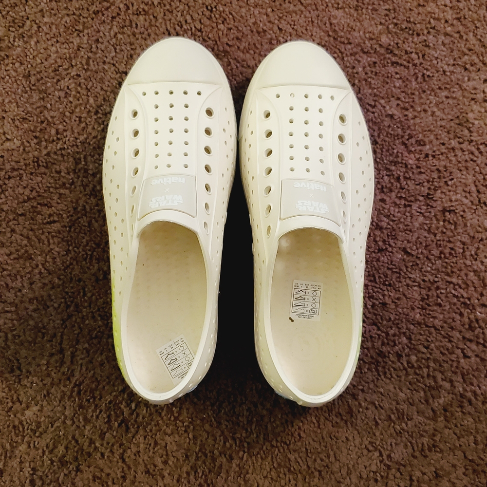 Disney Cream Slip-On Perforated Water Shoes